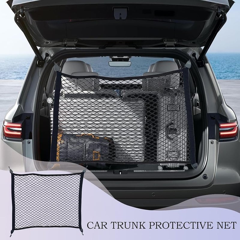 60x80cm High Elastic Cargo Net Organizer For Truck Car Equipment Loading Transport - Image 2